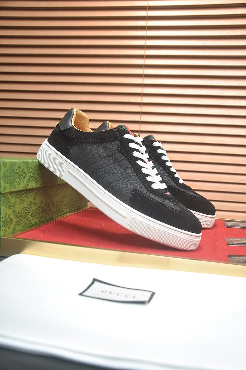 Gucci Men's Patterned Low-Top Sneakers