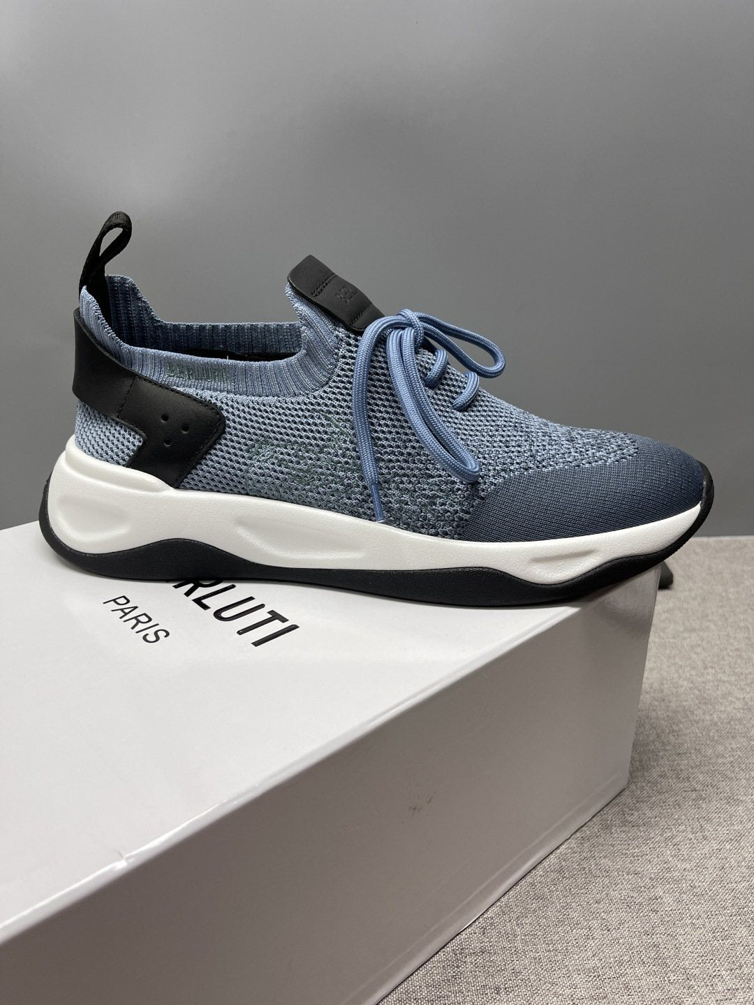 Berluti Knit Lace-Up Sneakers