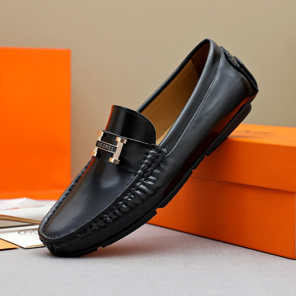 Hermès H-Hardware Slip-On Loafers