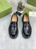 Gucci Men's Metal-Bit Loafers