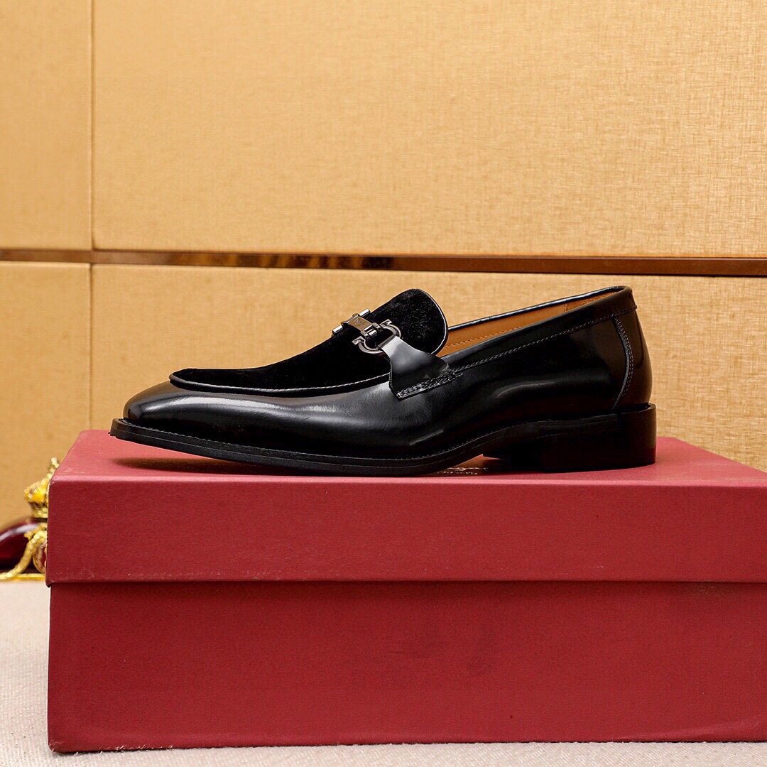 Ferragamo Metal Bit Loafers