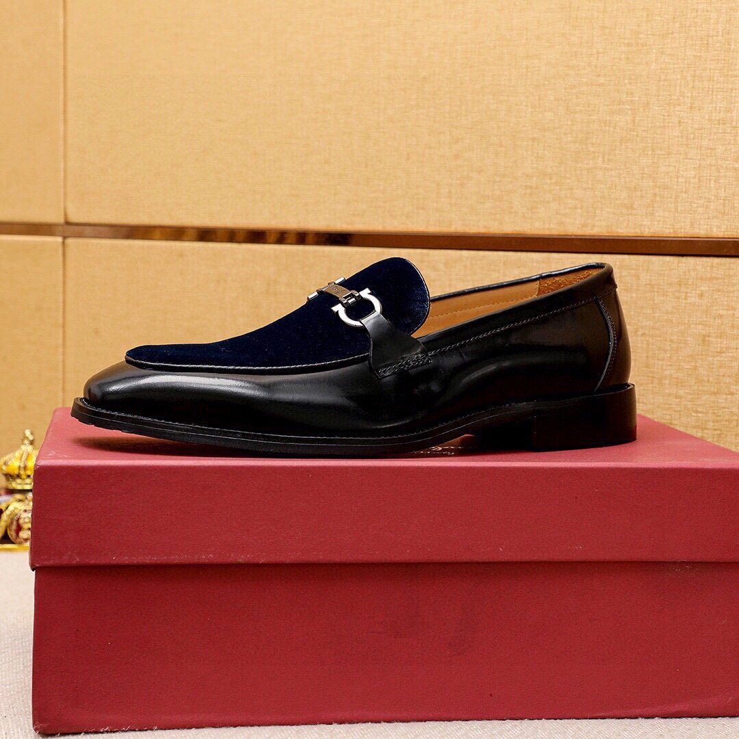 Ferragamo Metal Bit Loafers
