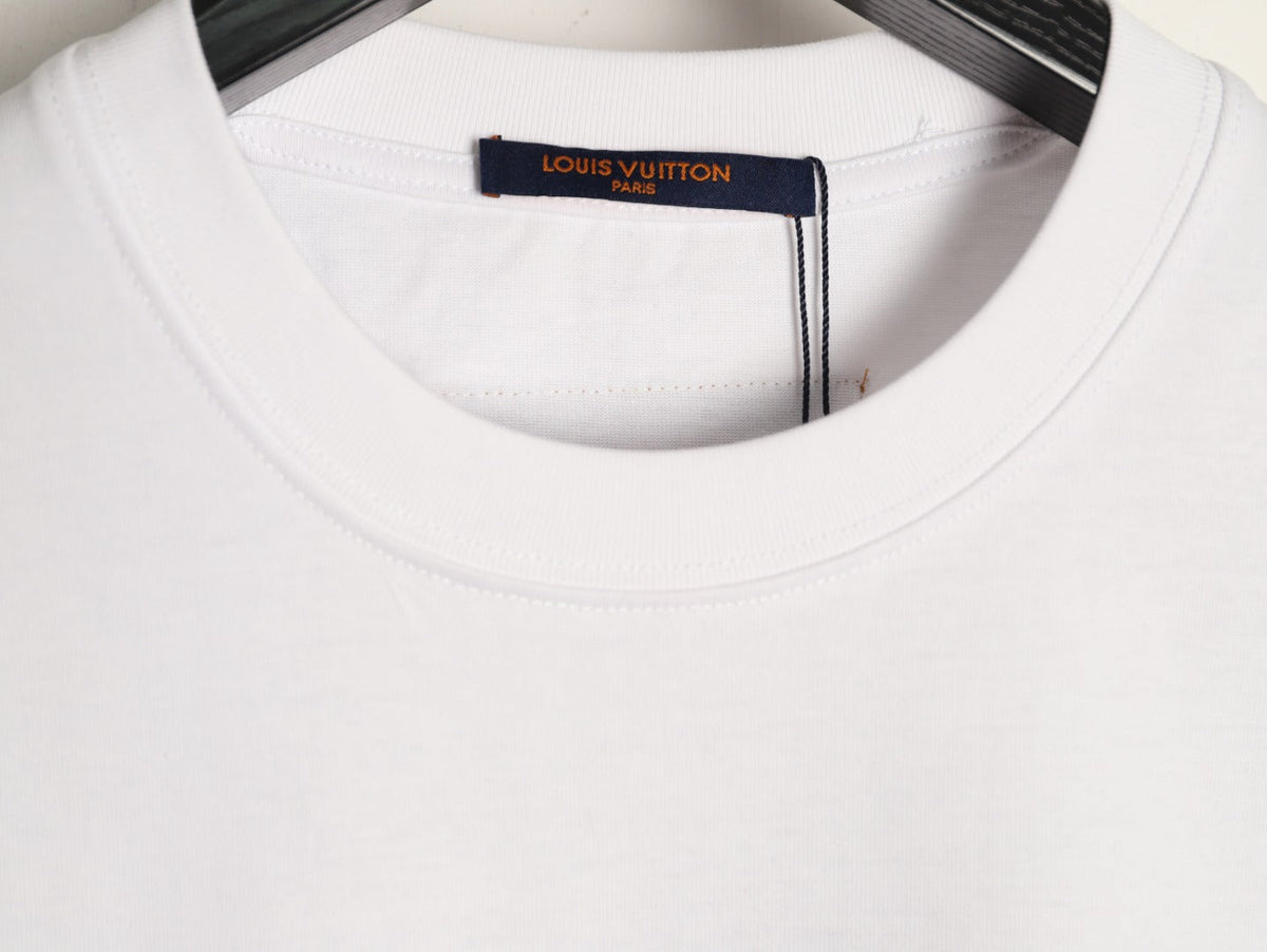 Louis Vuitton Astronaut Graphic Short-Sleeve T-Shirt - White